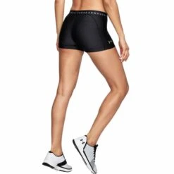 UNDER ARMOUR Women's HeatGear Armour Shorty Shorts -Active Luxe Shop 2038812 001 alt3