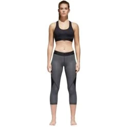 ADIDAS Women's Alphaskin Sport 3/4-Length Tights -Active Luxe Shop 2054401 003 alt4