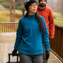 EMS Women's Micro Fleece 1/4-Zip Pullover 10 EMS Women's Micro Fleece 1/4-Zip Pullover -Active Luxe Shop 2055049 402 alt3