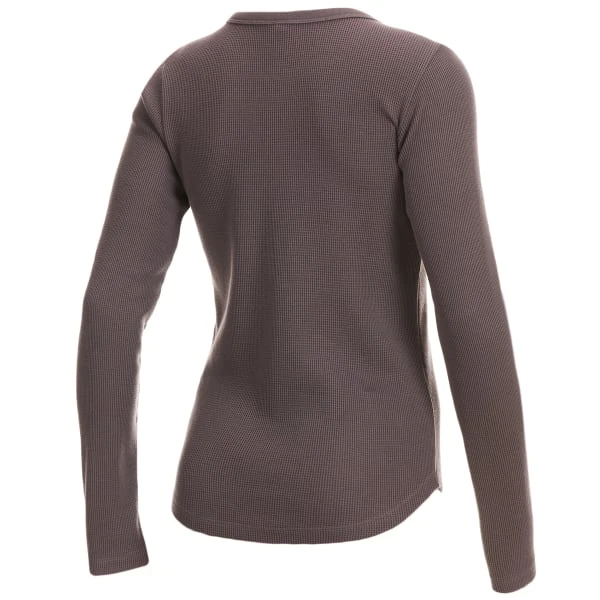 EMS Women's Lakeside Waffle Long-Sleeve Henley 3 EMS Women's Lakeside Waffle Long-Sleeve Henley - Image 2