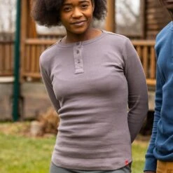 EMS Women's Lakeside Waffle Long-Sleeve Henley 7 EMS Women's Lakeside Waffle Long-Sleeve Henley -Active Luxe Shop 2062028 006 alt2