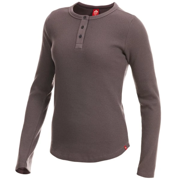 EMS Women's Lakeside Waffle Long-Sleeve Henley 2 EMS Women's Lakeside Waffle Long-Sleeve Henley