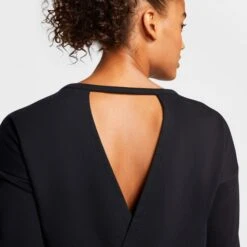 NIKE Women's Yoga Wrap Open-Back Coverup -Active Luxe Shop 2065002 001 alt5