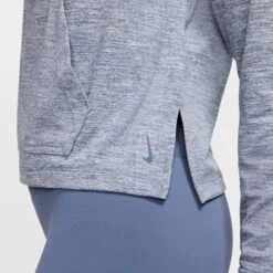 NIKE Women's Yoga Jersey Crop Hoodie -Active Luxe Shop 2068184 404 alt6