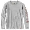 CARHARTT Women's Loose Fit Heavyweight Long Sleeve Graphic Tee -Active Luxe Shop 2071668 004 main