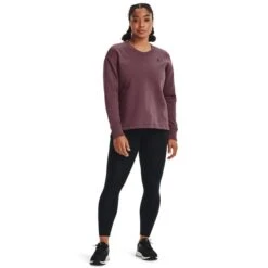 UNDER ARMOUR Women's UA Rival Fleece Oversized Crew -Active Luxe Shop 2075134 503 alt5