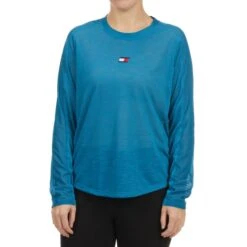 TOMMY HILFIGER SPORT Women's Long Sleeve Crewneck Tee