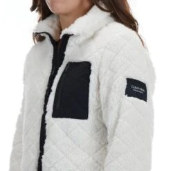 Calvin Klein Performance CALVIN KLEIN Women's Quilted Zip Front Jacket -Active Luxe Shop 2077843 105 alt3