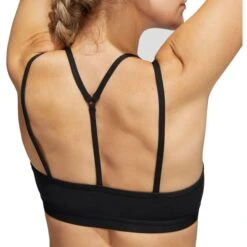 ADIDAS Women's Yoga Essentials Light Support Sports Bra -Active Luxe Shop 2077972 001 alt6