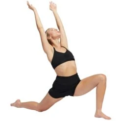 ADIDAS Women's Yoga Essentials Light Support Sports Bra -Active Luxe Shop 2077972 001 alt8