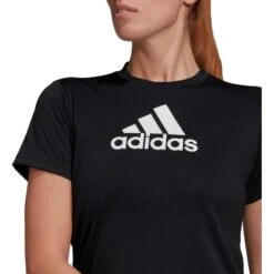 ADIDAS Women's Primeblue Designed To Move Short Sleeve Sport Tee -Active Luxe Shop 2078006 001 alt4