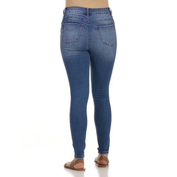 BLUE SPICE Juniors' Butt Lifter Skinny Jeans 4 BLUE SPICE Juniors' Butt Lifter Skinny Jeans - Image 2
