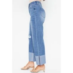 Y.M.I. Juniors' Dixie Wide Leg Jeans -Active Luxe Shop 2078092 405 alt2