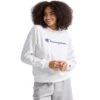 CHAMPION Women's Powerblend Fleece Relaxed Fit Crew -Active Luxe Shop 2078676 101 main