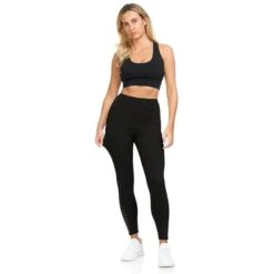 BSP Women's Sheer Panel 7/8-Length High-Waist Legging W/ Pockets 11 BSP Women's Sheer Panel 7/8-Length High-Waist Legging W/ Pockets -Active Luxe Shop 2080661 001 alt4