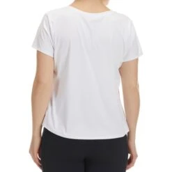 RBX Women's Peached Interlock Short-Sleeve V-Neck Tee, 2 Pack -Active Luxe Shop 2080987 001 alt3