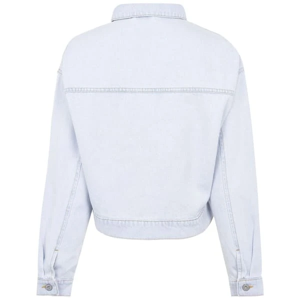 JACK WILLS Women's Amelia Cropped Denim Jacket 4 JACK WILLS Women's Amelia Cropped Denim Jacket - Image 2