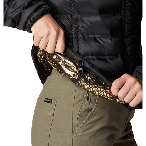 COLUMBIA Women's Pebble Peak Down Hooded Jacket 9 COLUMBIA Women's Pebble Peak Down Hooded Jacket - Image 7