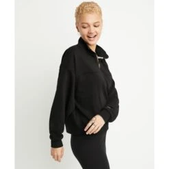 CHAMPION Women's French Terry Quarter Zip -Active Luxe Shop 2082280 001 alt3