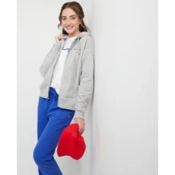 CHAMPION Women's Powerblend Fleece Full-Zip Hoodie -Active Luxe Shop 2082283 002 alt5