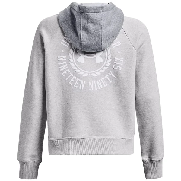 UNDER ARMOUR Women's UA Rival Fleece Colorblock Hoodie 4 UNDER ARMOUR Women's UA Rival Fleece Colorblock Hoodie - Image 2