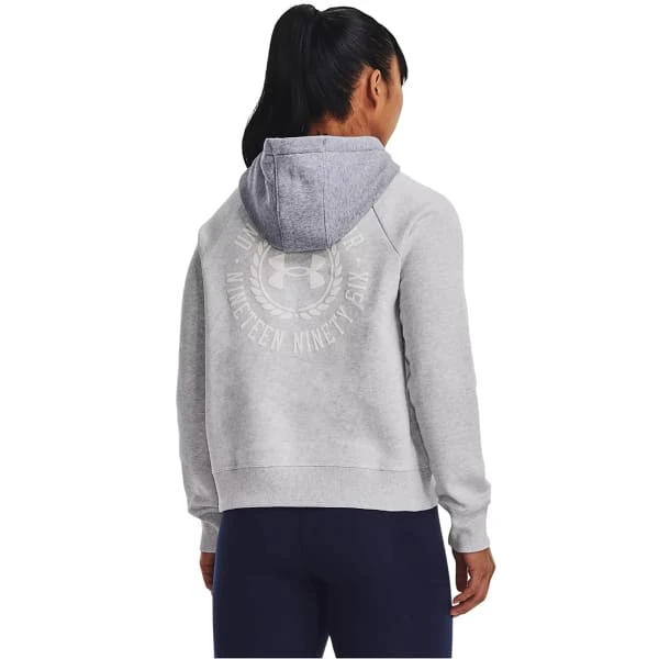 UNDER ARMOUR Women's UA Rival Fleece Colorblock Hoodie 6 UNDER ARMOUR Women's UA Rival Fleece Colorblock Hoodie - Image 4
