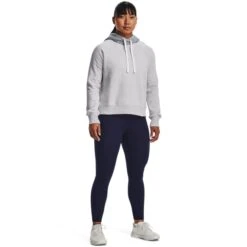 UNDER ARMOUR Women's UA Rival Fleece Colorblock Hoodie 13 UNDER ARMOUR Women's UA Rival Fleece Colorblock Hoodie -Active Luxe Shop 2082348 002 alt5
