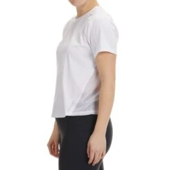 SPYDER Women's Short Sleeve Crop Tee W/ Back Opening & Mesh Insert -Active Luxe Shop 2082480 101 alt2