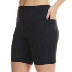 SPYDER Women's 7" Biker Short W/ Side Pockets -Active Luxe Shop 2082483 001 alt2