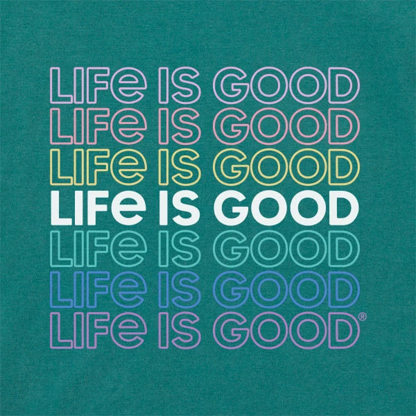 LIFE IS GOOD Women's Multi-Stack Long-Sleeve Crusher Tee 6 LIFE IS GOOD Women's Multi-Stack Long-Sleeve Crusher Tee - Image 4