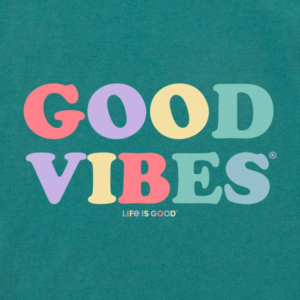 LIFE IS GOOD Women's Good Vibes Long-Sleeve Crusher Tee 4 LIFE IS GOOD Women's Good Vibes Long-Sleeve Crusher Tee - Image 2