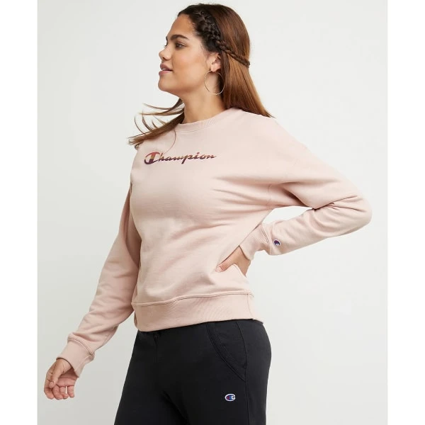 CHAMPION Women's Powerblend Relaxed Graphic Crew 5 CHAMPION Women's Powerblend Relaxed Graphic Crew - Image 3