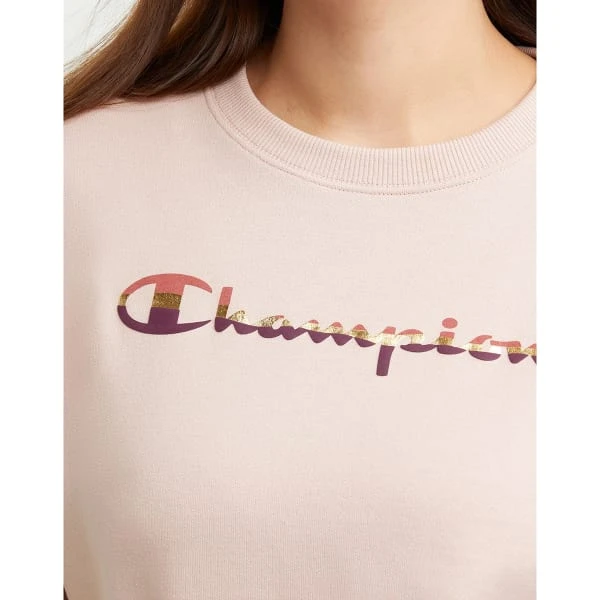 CHAMPION Women's Powerblend Relaxed Graphic Crew 7 CHAMPION Women's Powerblend Relaxed Graphic Crew - Image 5
