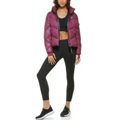 TOMMY HILFIGER Women's Hooded Puffer Jacket -Active Luxe Shop 2083078 501 alt4