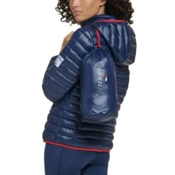 TOMMY HILFIGER Women's Lightweight Hooded Packable Puffer Jacket -Active Luxe Shop 2083079 402 alt2