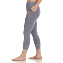 RBX Women's Double Peached Capri-Length Leggings W/ Pockets -Active Luxe Shop 2083494 402 alt2