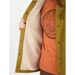 MARMOT Women's Ridgefield Heavyweight Sherpa-Lined Flannel Jacket -Active Luxe Shop 2083629 315 alt2