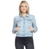 ASHLEY VINTAGE CHARM BY 26 Juniors' Denim Jacket -Active Luxe Shop 2083875 406 main