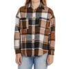 NO COMMENT Juniors' Oversized Boyfriend Flannel 2 NO COMMENT Juniors' Oversized Boyfriend Flannel -Active Luxe Shop 2083969 001 main
