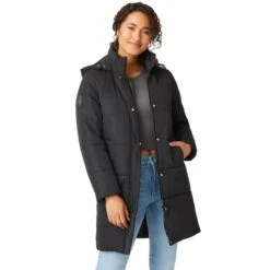 FREE COUNTRY Women's FreeCycle Lansby Long Puffer Jacket 9 FREE COUNTRY Women's FreeCycle Lansby Long Puffer Jacket -Active Luxe Shop 2084089 001 alt2