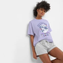 CHAMPION Women's Classic Short-Sleeve Loose Tee -Active Luxe Shop 2084216 508 alt4