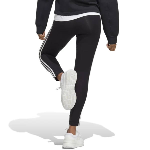 ADIDAS Women's Essentials 3-Stripes High-Waist Leggings 5 ADIDAS Women's Essentials 3-Stripes High-Waist Leggings - Image 3