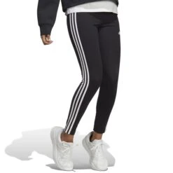 ADIDAS Women's Essentials 3-Stripes High-Waist Leggings 11 ADIDAS Women's Essentials 3-Stripes High-Waist Leggings -Active Luxe Shop 2084523 001 alt3