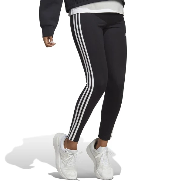 ADIDAS Women's Essentials 3-Stripes High-Waist Leggings 6 ADIDAS Women's Essentials 3-Stripes High-Waist Leggings - Image 4