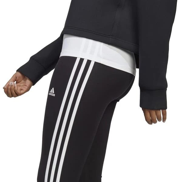 ADIDAS Women's Essentials 3-Stripes High-Waist Leggings 7 ADIDAS Women's Essentials 3-Stripes High-Waist Leggings - Image 5