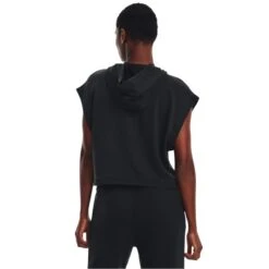 Under Armour UNDER AMOUR Women's UA Rival Terry Short-Sleeve Hoodie -Active Luxe Shop 2084964 001 alt3