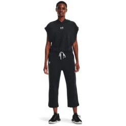 Under Armour UNDER AMOUR Women's UA Rival Terry Short-Sleeve Hoodie -Active Luxe Shop 2084964 001 alt4