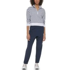 TOMMY HILFIGER Women's French Terry 1/2-Zip Pullover -Active Luxe Shop 2085561 402 alt3