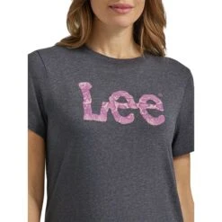 LEE Women's Snakeskin Twitch Short-Sleeve Graphic Tee -Active Luxe Shop 2085626 001 alt2