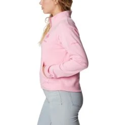 COLUMBIA Women's Trek French Terry Half-Zip Sweatshirt -Active Luxe Shop 2085709 609 alt2